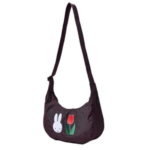 NWT BAGGU & Miffy Medium Nylon Crescent Bag